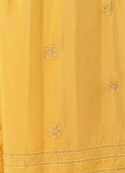 Yellow Chinon Kaftan Dress Festive Wear -Deals Chic Lehenga Store Yellow Chinon Kaftan Dress DRBS02204754 rrc4