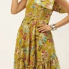 Yellow Digital Printed Dress After Six Wear