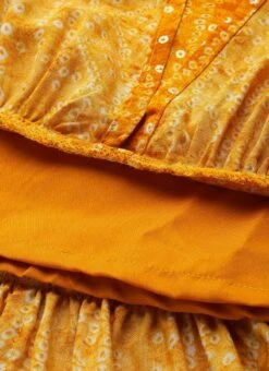 Yellow Digital Printed Maxi Dress Party Wear -Deals Chic Lehenga Store Yellow Digital Printed Maxi Dress DRBS02110963 rrc2