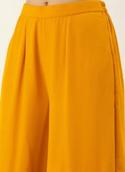 Top From Yellow Digital Printed Alia Cut Sharara Suit After Six Wear -Deals Chic Lehenga Store Yellow Digital Printed Sharara Suit SLBS02306377 rrc2