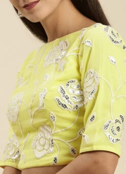 Yellow Embroidered Blouse N Peach Half N Half Saree Party Wear 11 Yellow Embroidered Blouse N Peach Half N Half Saree Party Wear -Deals Chic Lehenga Store Yellow Embroidered Blouse N Peach Half N Half Saree SABS02108684 rrc1