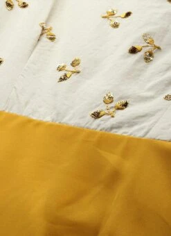 Yellow Embroidered Boat Neckline Gown Festive Wear -Deals Chic Lehenga Store Yellow Embroidered Boat Neckline Gown IWBS01910299 rrc1