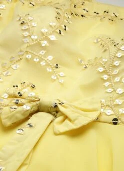 Yellow Embroidered Gown Party Wear -Deals Chic Lehenga Store Yellow Embroidered Gown IWBS02301811 rrc1