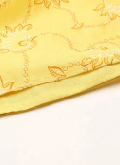 Yellow Foil Printed Jumpsuit Festive Wear -Deals Chic Lehenga Store Yellow Foil Printed Jumpsuit DRBS02208466 rrc3