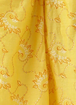 Yellow Foil Printed Jumpsuit Festive Wear -Deals Chic Lehenga Store Yellow Foil Printed Jumpsuit DRBS02208466 rrc4