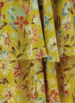 Yellow Georgette Layered Style Dress After Six Wear -Deals Chic Lehenga Store Yellow Georgette Layered Style Dress DRBS02208417 rrc4