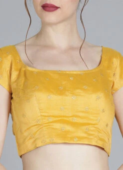 Yellow N Turquoise Contrast Half N Half Saree Festive Wear -Deals Chic Lehenga Store Yellow N Turquoise Contrast Half N Half Saree SABS01910284 rrc1