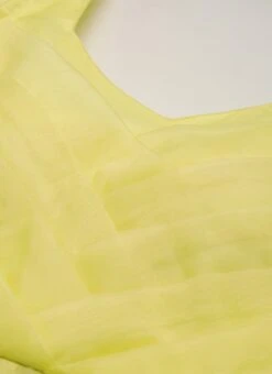 Yellow Organza Embroidered Gown Festive Wear -Deals Chic Lehenga Store Yellow Organza Embroidered Gown IWBS02211033 rrc2