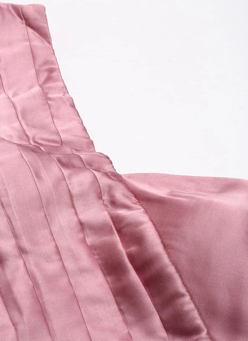 Skirt From Yellow Organza N Pink Art Silk Skirt N Top Set After Six Wear 5 Skirt From Yellow Organza N Pink Art Silk Skirt N Top Set After Six Wear - Image 5