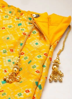 Yellow Taffeta N Green Art Silk Lehenga Festive Wear -Deals Chic Lehenga Store Yellow Taffeta N Green Art Silk Lehenga GHBS02109736 rrc2