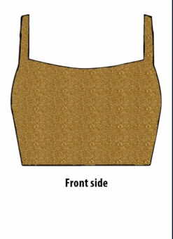 Beige N Gold Sequins Embroidered Georgette Blouse Party Wear -Deals Chic Lehenga Store beige n gold sequins embroidered georgette blouse BLBS02207351 b