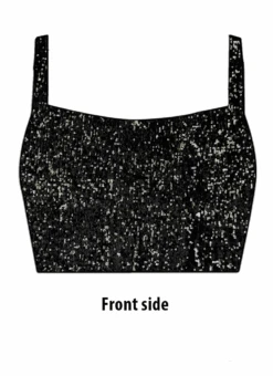 Black Embroidered Georgette Blouse Party Wear -Deals Chic Lehenga Store black embroidered georgette blouse BLBS02207353 u