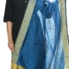 Blue Handloom Cotton Dupatta Festive Wear