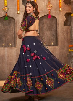 Blue Viscose Rayon Kutch And Mirror Work Chaniya Choli Festive Wear 7 Blue Viscose Rayon Kutch And Mirror Work Chaniya Choli Festive Wear -Deals Chic Lehenga Store blue viscose rayon kutch and mirror work chaniya choli ghsom2332 b