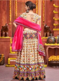 Cream Cotton Embroidery With Mirror Work Chaniya Choli Festive Wear 7 Cream Cotton Embroidery With Mirror Work Chaniya Choli Festive Wear -Deals Chic Lehenga Store cream cotton embroidery with mirror work chaniya choli ghska46577005 b