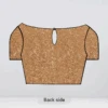 Gold Sequins Boat Neck Keyhole Blouse Party Wear