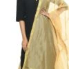 Golden Chanderi Cotton Dupatta Festive Wear