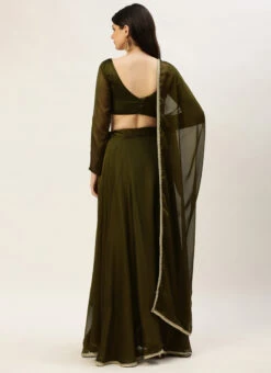 Green Art Silk A Line Lehenga Festive Wear -Deals Chic Lehenga Store green art silk a line lehenga ghsrk174135 b