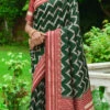 Green Art Silk Handloom And Zari Saree Festive Wear