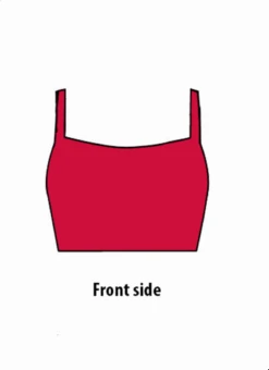 Hot Pink Georgette Blouse Festive Wear -Deals Chic Lehenga Store hot pink georgette blouse BLBS02302192 b