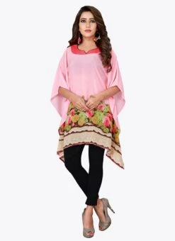 Light Pink Georgette Kaftan After Six Wear 6 Light Pink Georgette Kaftan After Six Wear -Deals Chic Lehenga Store light pink georgette kaftan kfmnc007 u
