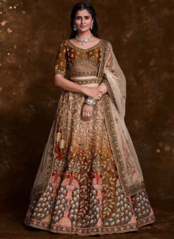 Multicoloured Art Silk Embroidered Stones Umbrella Lehenga Wedding Wear 6 Multicoloured Art Silk Embroidered Stones Umbrella Lehenga Wedding Wear -Deals Chic Lehenga Store multicoloured art silk embroidered stones umbrella lehenga ghska467275016 u