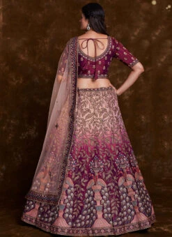 Multicoloured Art Silk EmbroideredUmbrella Lehenga Wedding Wear 7 Multicoloured Art Silk EmbroideredUmbrella Lehenga Wedding Wear -Deals Chic Lehenga Store multicoloured art silk embroideredumbrella lehenga ghska467275002 b