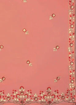 Peach Gota Work Embroidered Duppata Party Wear -Deals Chic Lehenga Store peach gota work embroidered duppata dpsuvi26d107 b