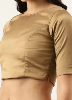 Prairie Sand Taffeta Blouse With Keyhole Work Wear