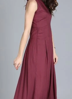 Purple Halter Neck Gown After Six Wear