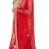 Red Organza Cotton Gota Patti Work Dupatta Festive Wear