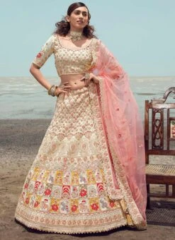 White Georgette Heavy Embroidered N Stones Umbrella Lehenga Wedding Wear 6 White Georgette Heavy Embroidered N Stones Umbrella Lehenga Wedding Wear -Deals Chic Lehenga Store white georgette heavy embroidered n stones umbrella lehenga ghsak23007 u