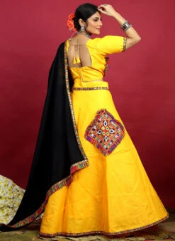 Yellow Blended Kutch N Mirror Work Chaniya Choli Festive Wear 7 Yellow Blended Kutch N Mirror Work Chaniya Choli Festive Wear -Deals Chic Lehenga Store yellow blended kutch n mirror work chaniya choli ghsom2780 b